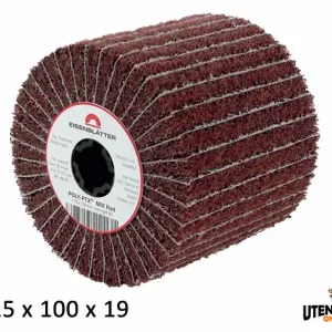 Rulli Mix in fibra di nylon alternata 115x100mm grana 60-180 (1pz) Prezzo Ridotto